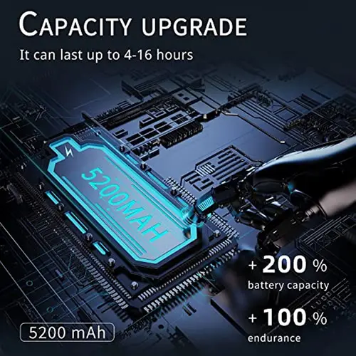 휴대용 목 선풍기, 360 ° 냉각, 휴대용 강풍 선풍기, 속도 조절 가능, 5200mah 충전식 음소거 블레이드리스 목 선풍기 5