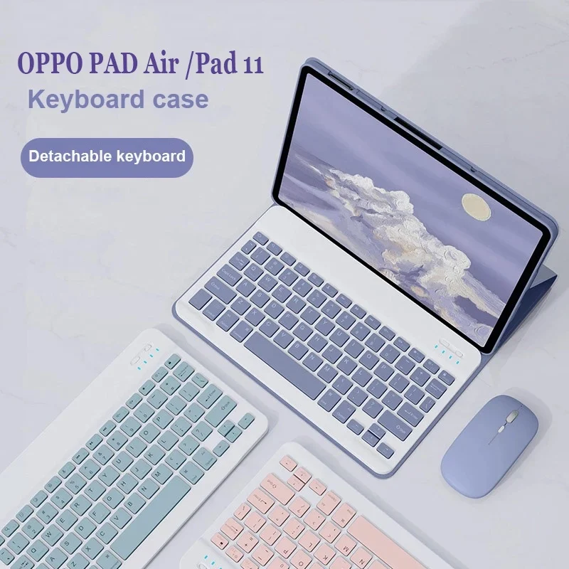 

Case for Huawei Matepad 11.5" 2023 Air 11.5inch Pro 11 2022 SE 10.4 10.1 T10S Pro 10.8 M6 10.8 Bluetooth Keyboard Mouse Cover