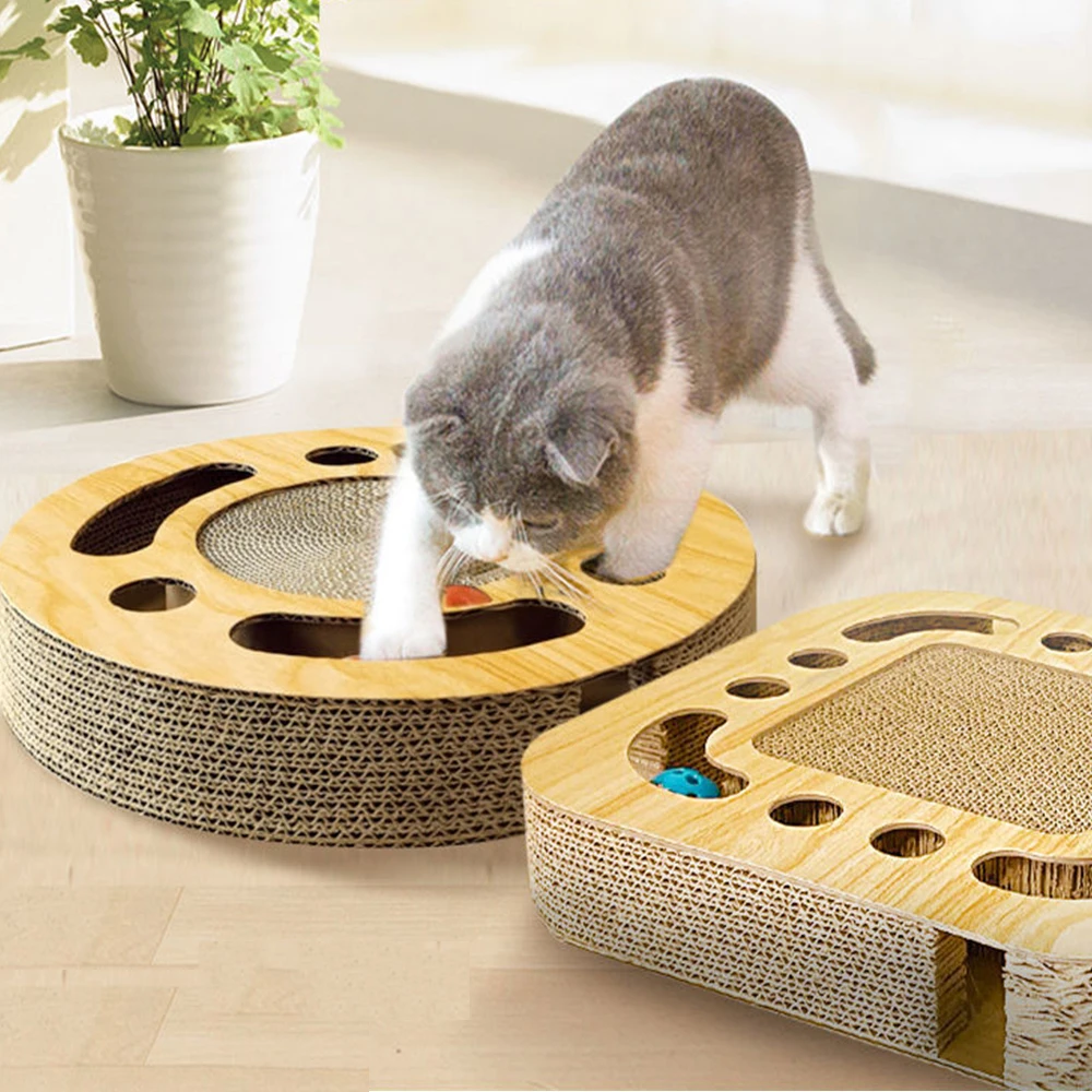 Scratching boards top for cats