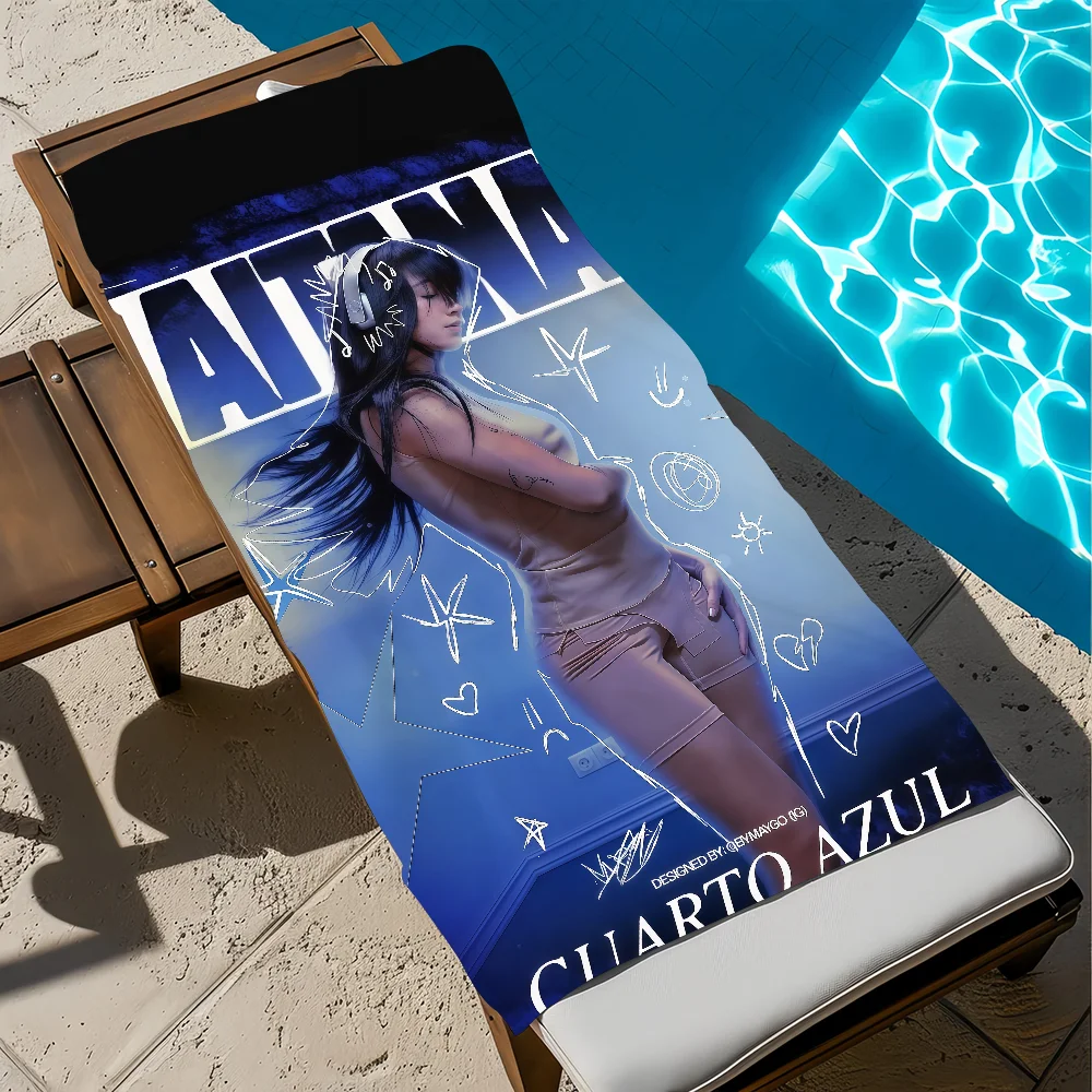 Singer a-Aitana Ocana Cuarto azul Towel soft Beach Towels Trip swim Pool bathing Towel Gym Spa home Decor Gift Holiday Vacation