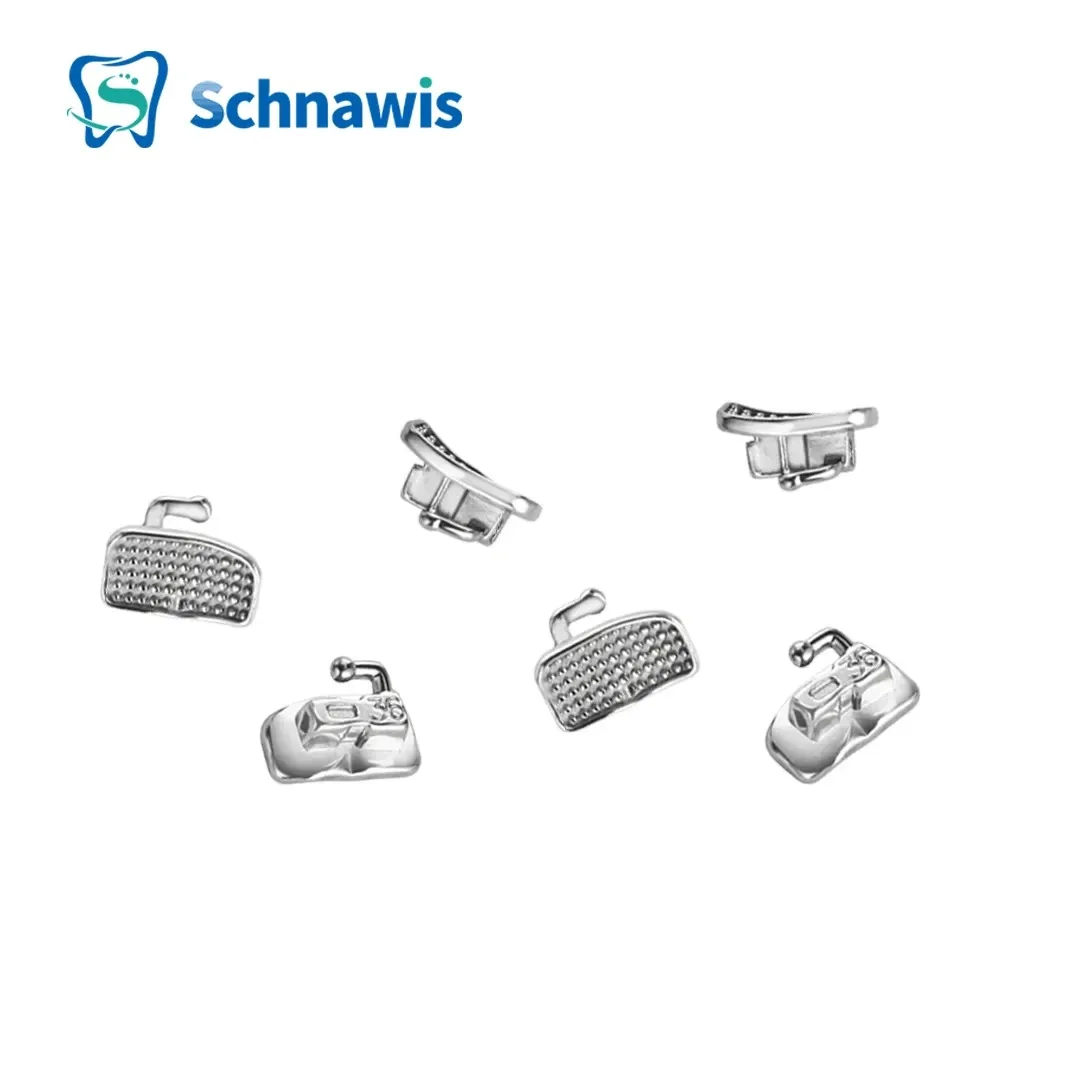 20Set/80pcs Dental Orthodontic1st Molar Buccal Tubes Bondable Monoblock Non-Convertible Single Tube Roth MBT ortodoncia Material