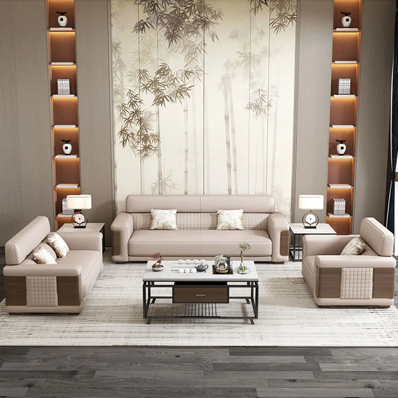 Sleeper Office Sofas Chaise Lounge Accent Individual Luxury Nordic Leather Office Sofas Sectional Bureau Meuble Furniture