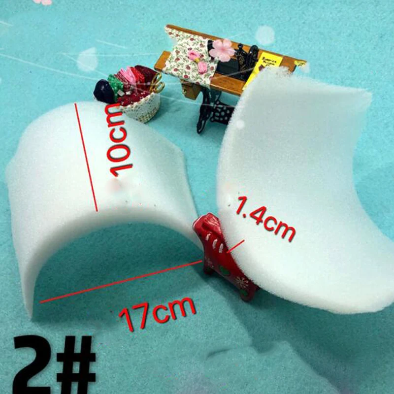 High Quality Large Size Thickness 9mm 14mm 18mm Non Cloth Sponge Shoulder Pad Sewing Suit Coat Windbreaker Shrug Shoulder Pad