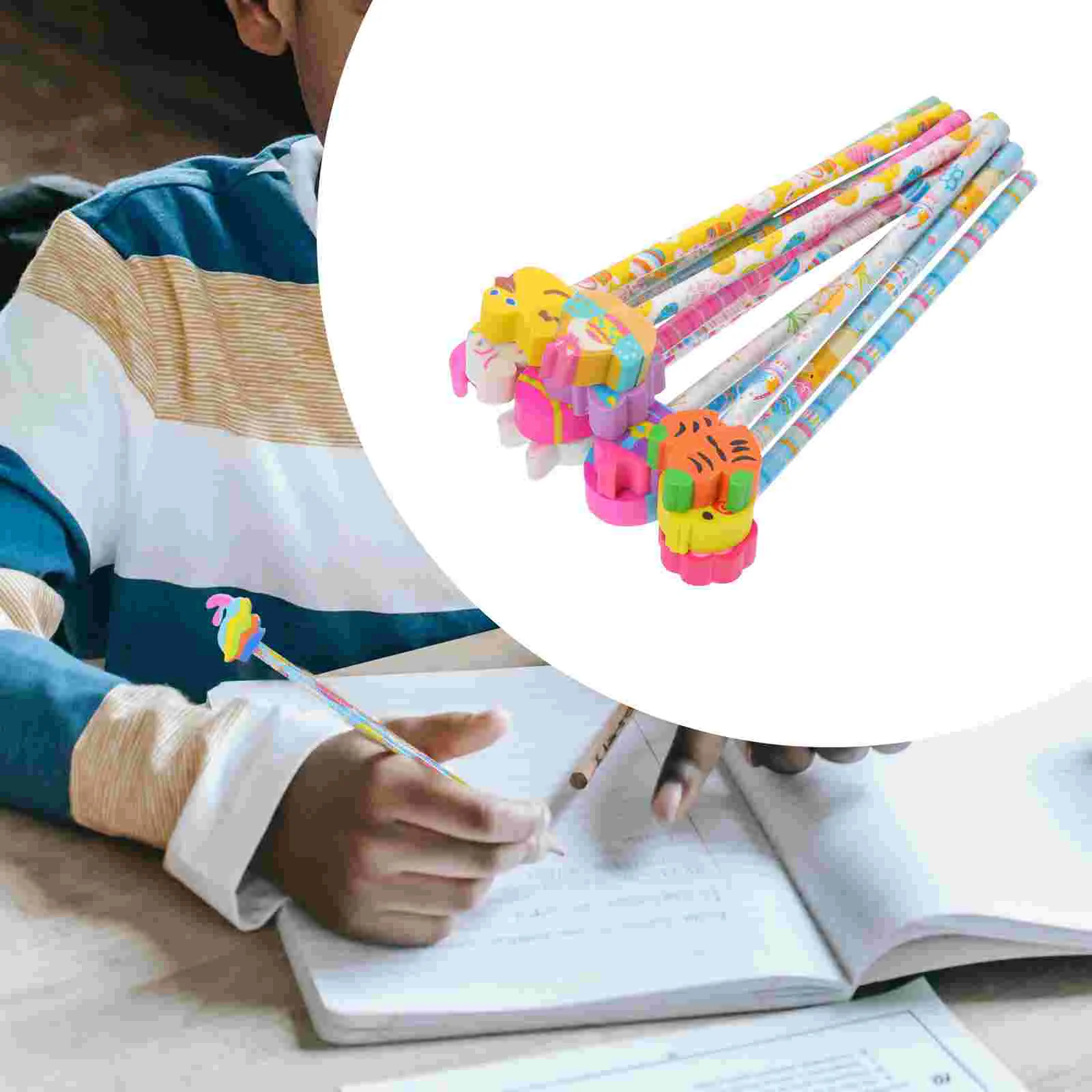 

Children Elements Pencils Kids Wood Pencils Portable Pencils Pencil for Gift Children Students Kids