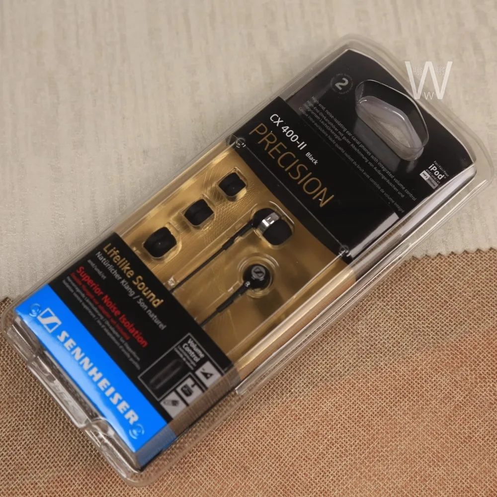 Покупка от имени для Sennheiser CX400II стереонаушники Deep Bass Наушники 3,5 мм гарнитура спортивные наушники HD разрешение музыка