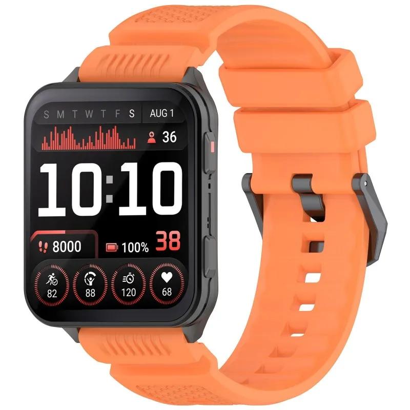 Silicone Sport Strap for Smartwatch - Premium Replacement Wristband Accessory