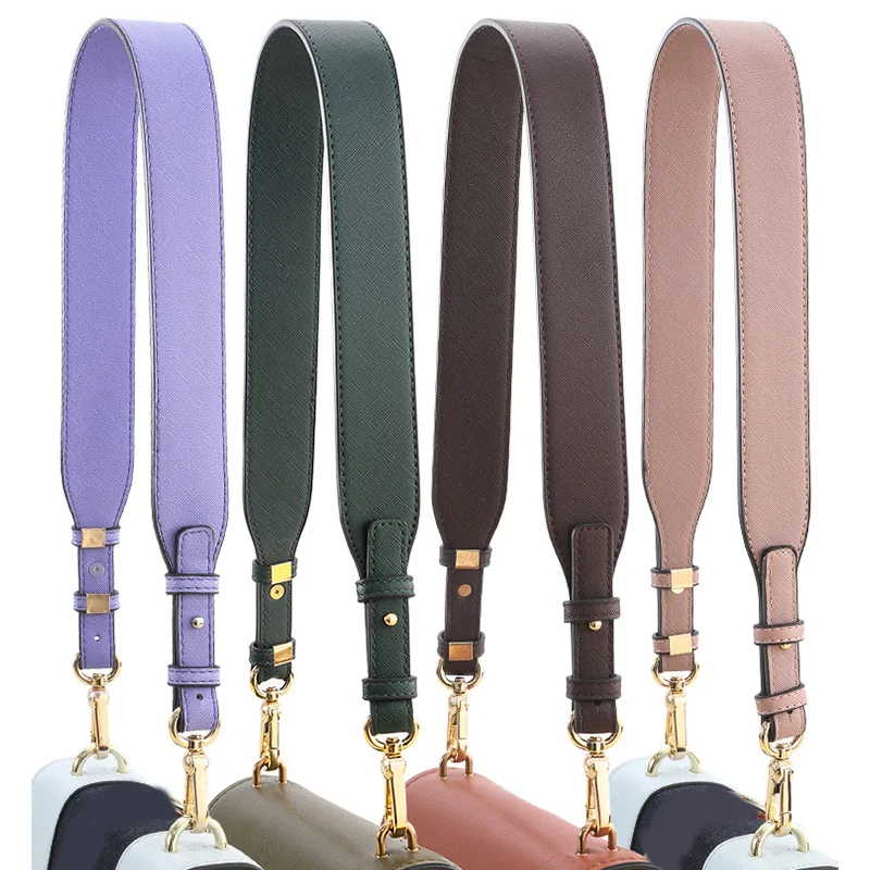 Quality Leather Shoulder Bag Strap Fashion Accessories Diy Cross Body Adjustabl Belt Bag New Solid Bag Strap Replacement for bag