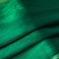 Silver Silk Sheer Crepe Chiffon Fabric Thin Crinkled Shiny Tulle For DIY Sewing Costume Shirts Wedding Party Backdrop Decoration 2