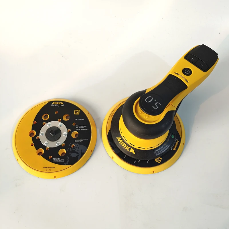 Disque De Support De Ponçage For-MIRKA - 6 Pouces (150 Mm), 52 Trous, épaisseur 9.5 Mm - Neuf
