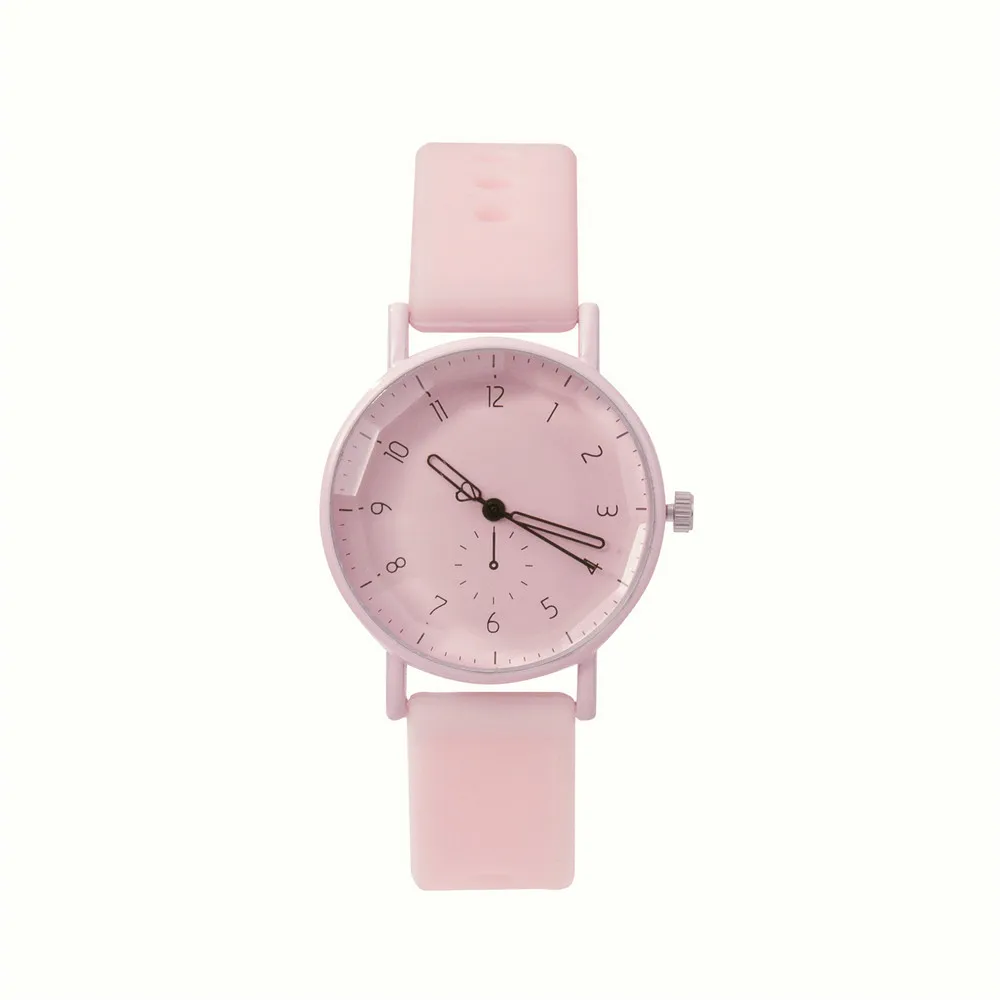 Pink Digital Simple Women Dresses Brand Watches Fashion 2023 New Casual Silicone Strap Ladies Quartz Watche Gift Clock 5