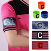 1 Pcs Football Match Captain C Word Mark Armband Paste Team Leader C Word Nylon Flexible For Soccer Sports Accessories Unisex