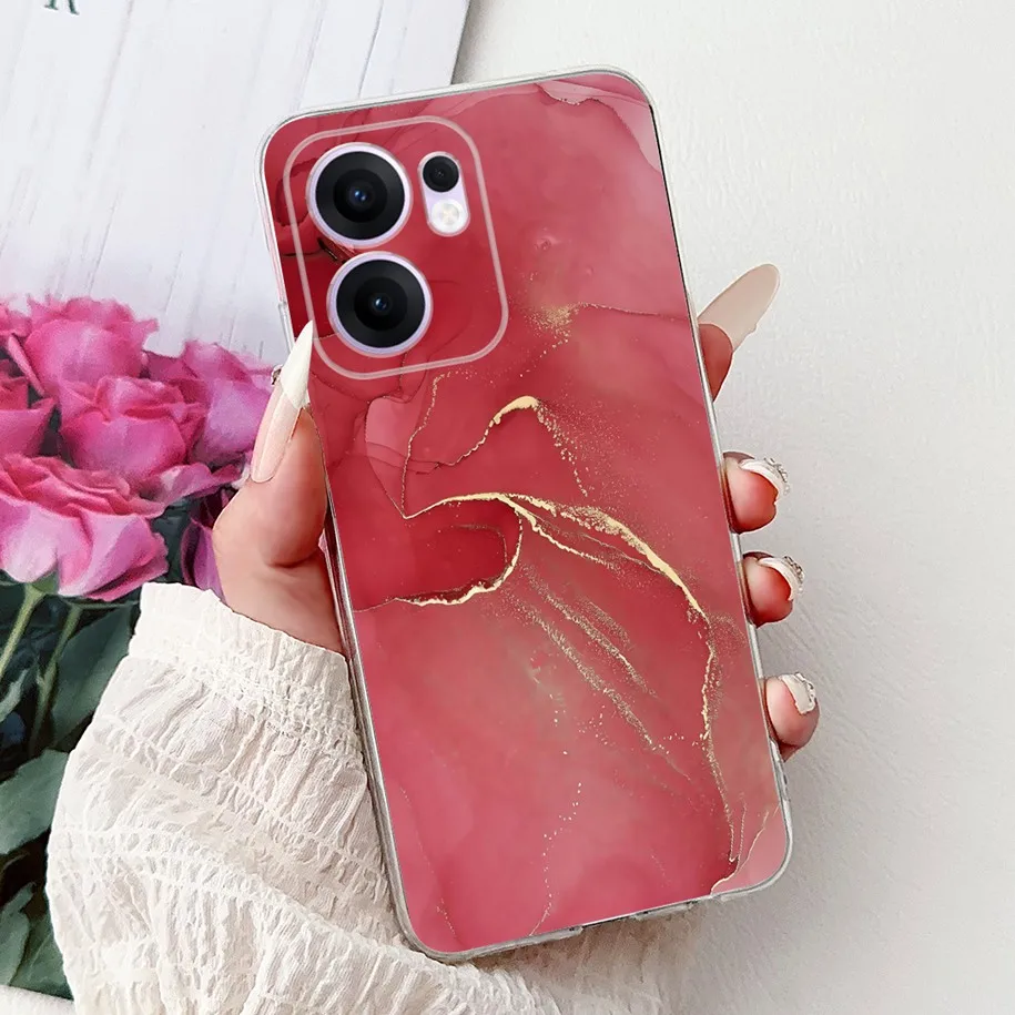Clear TPU Silicone Soft Phone Case with Floral Design