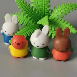 Cartoon Miffys Poppy Action Figures Cute Kawaii Rabbit Model Toy Mini Anime Desktop Decorations Collectible Toys Children Gifts