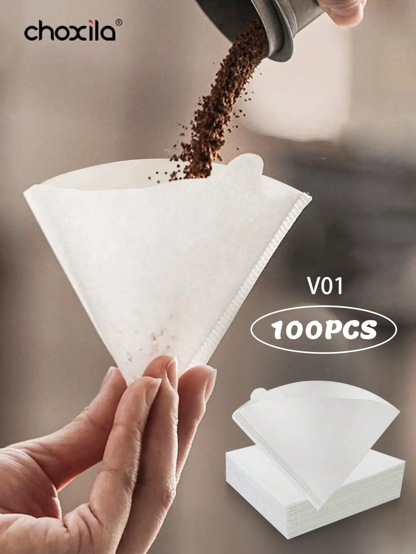 8-Piece Pour Over Coffee Set with Green Gift Bag -...