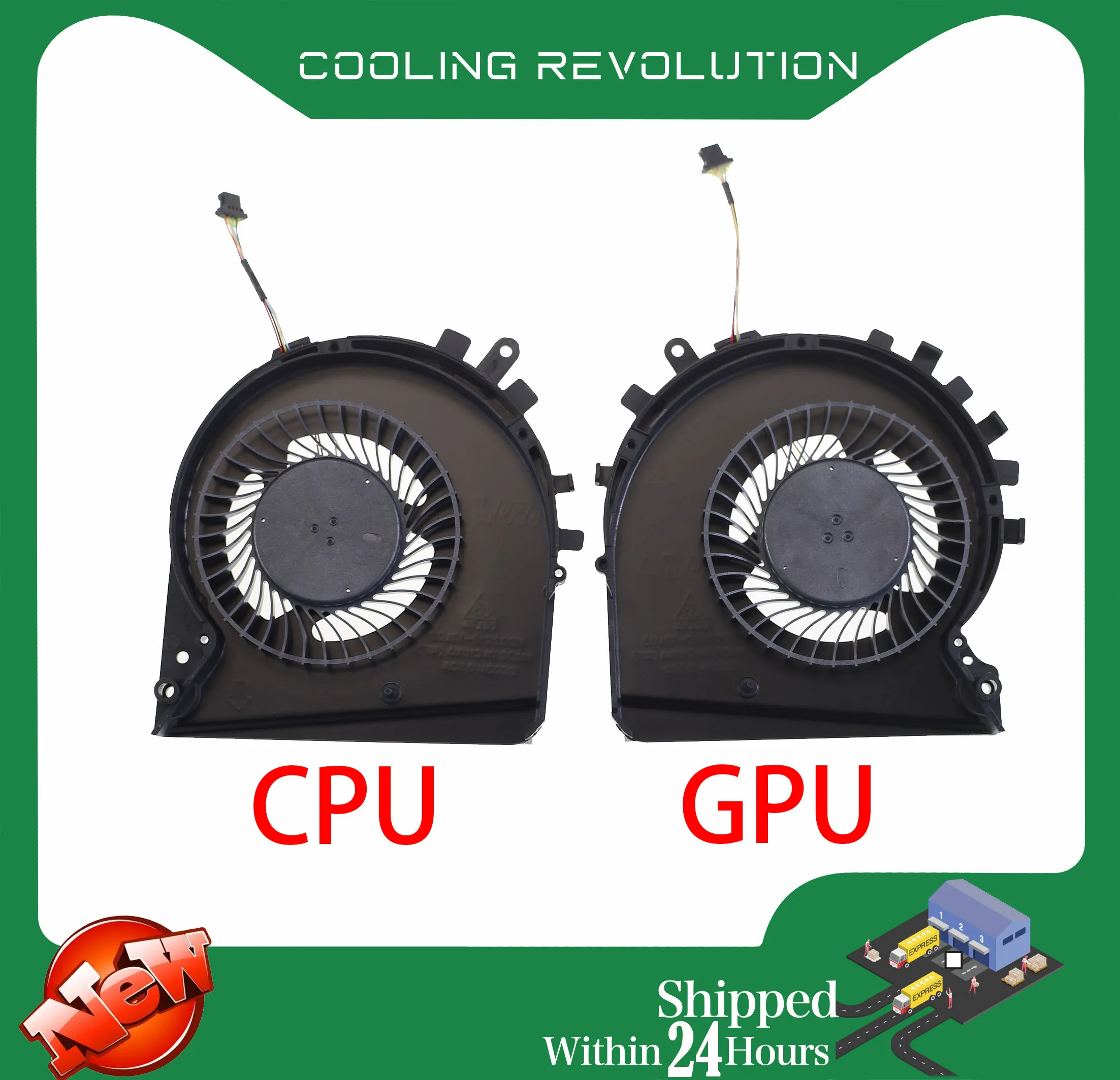 Ventilador de Refrigeração Portátil Cpu Gpu para hp Pavilhão 15-ddk Tpn-c141 L57170001 L56900-001 - Imagem 2