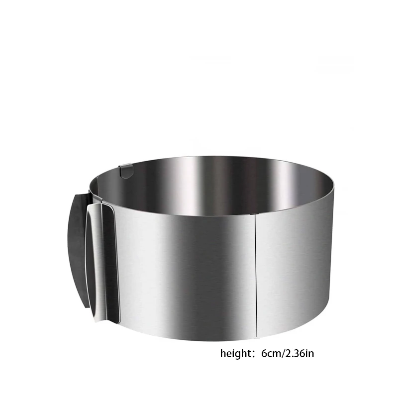 حلقة قالب كعكة Leeseph - حلقات خبز دائرية قابلة لل...