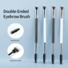 Eyebrow Brush Eyelash Comb makeup brushes Dual Ended Angled brush Spoolie brush 2 in 1 Lash eyebrow brush set makeup tool 1