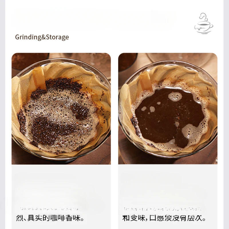 Coffee Machine Grinding All-in-One Machine Small Household Bean Grinding Automatic American Italian Hand Grinding Mill 5