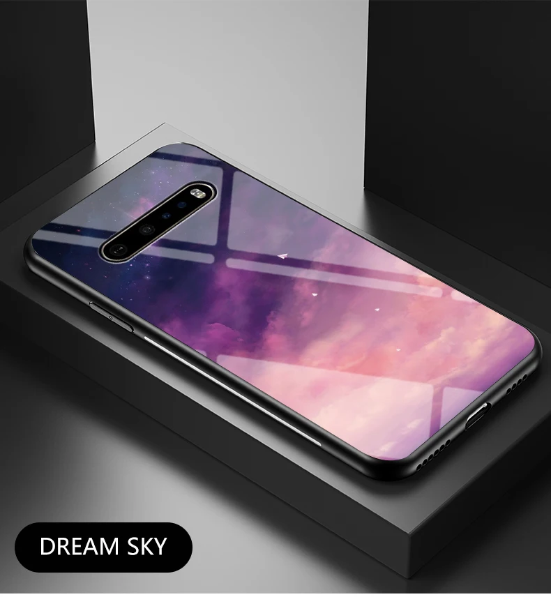 Luxury Mirror Tempered Glass Phone Case For Lg G8 Thin Series_voghion.com