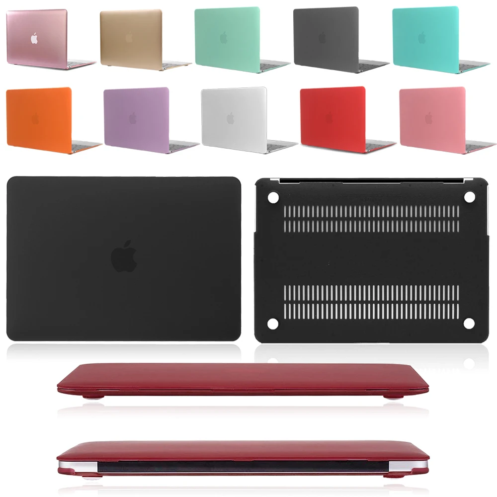 Laptop Cor Pura para Apple Macbook ar 13 A1932 Toque de Identificação Pro 15 A1286 cd Rom 13 A1425 A1502 Retina Macbook Branco A1342 Case