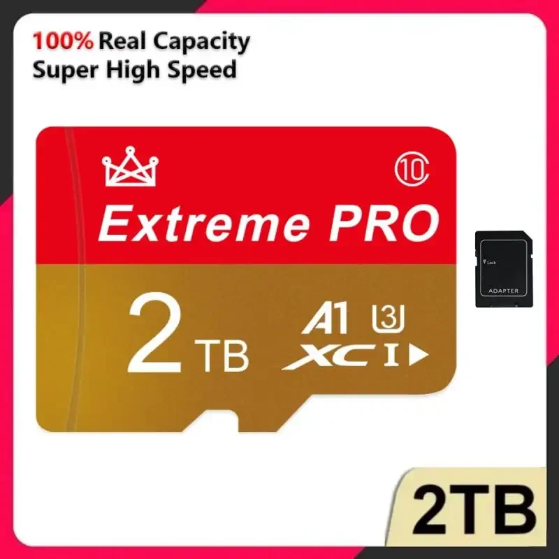 2Tb 1Tb Sd Memory Card 128Gb Trasferimento Ultra-Veloce Micro Tf Sd Card Portatile Tf Sd Flash Memary Card Per Fotocamera Drone Video Card
