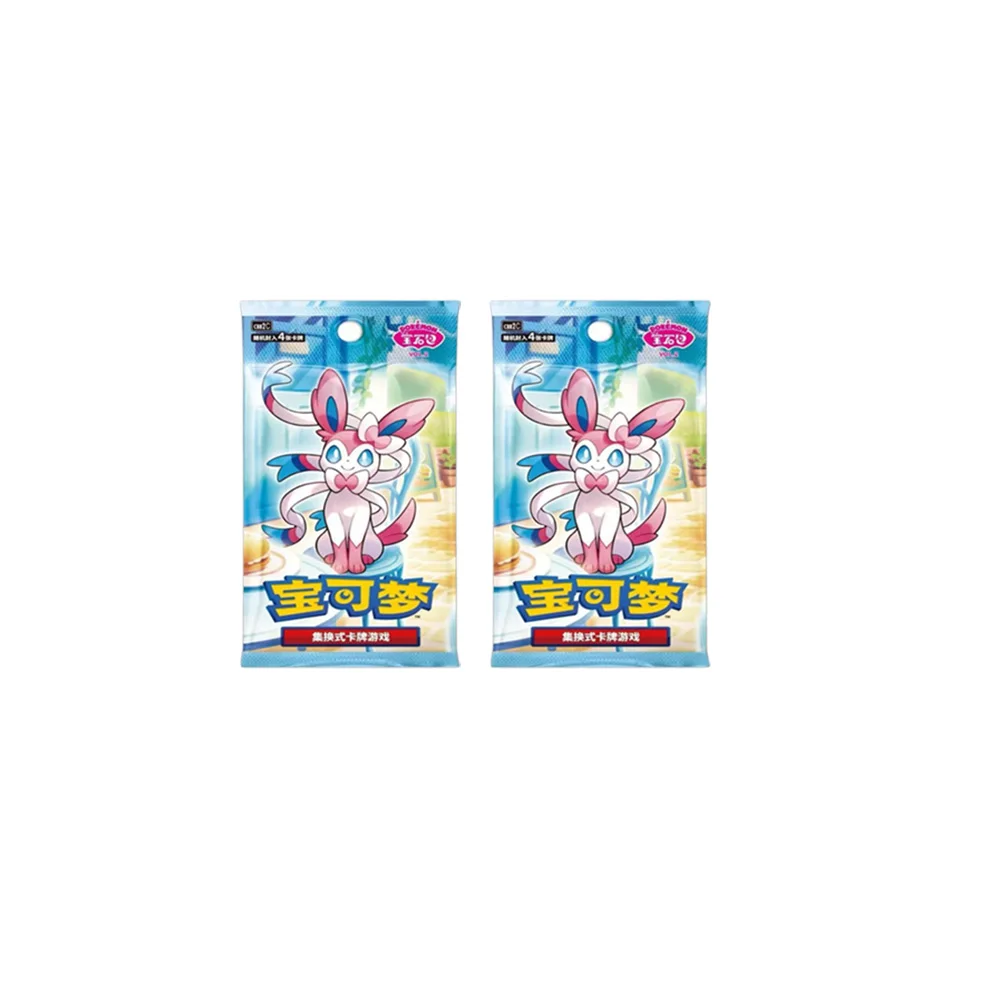 New Gem Pack Vol 2 Cards Scarlet and Violet Trading PTCG Box Eevee Eeveelution Gem Pack 2 Collection Toy Gift Original 100%