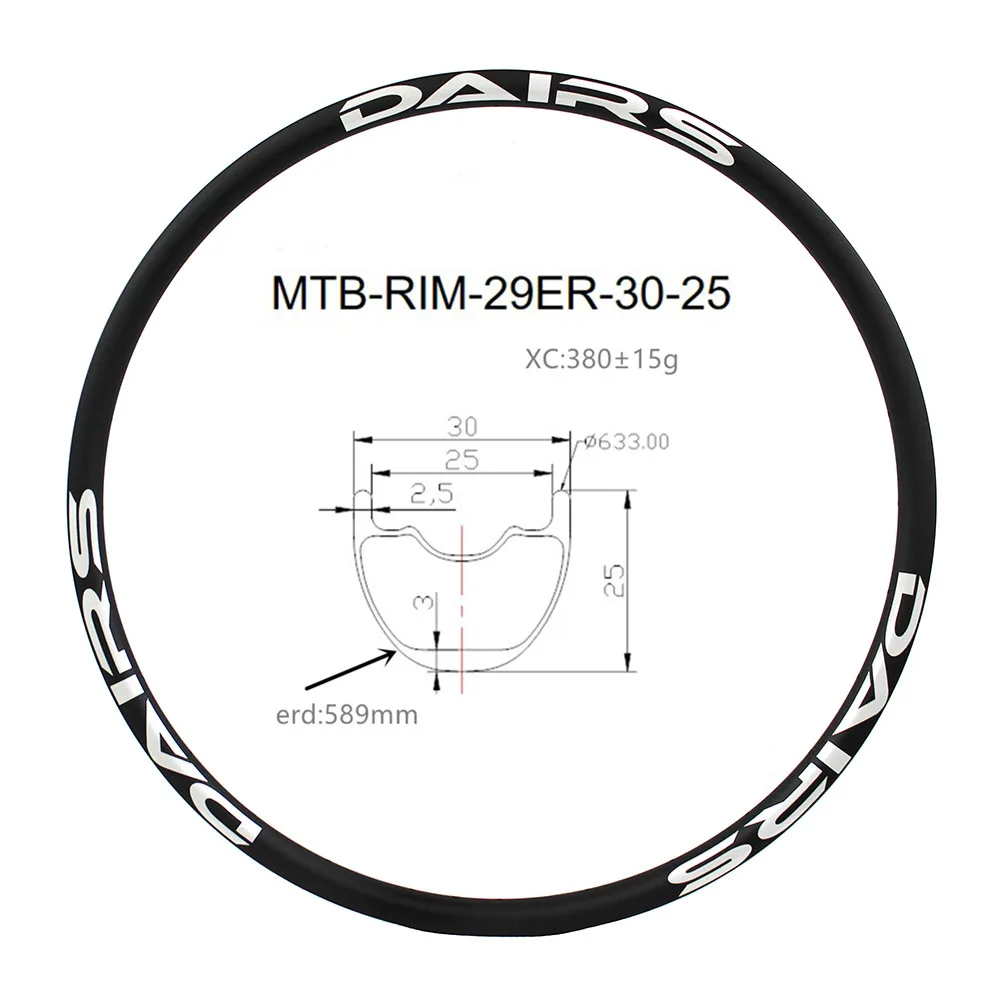 29er carbon rims