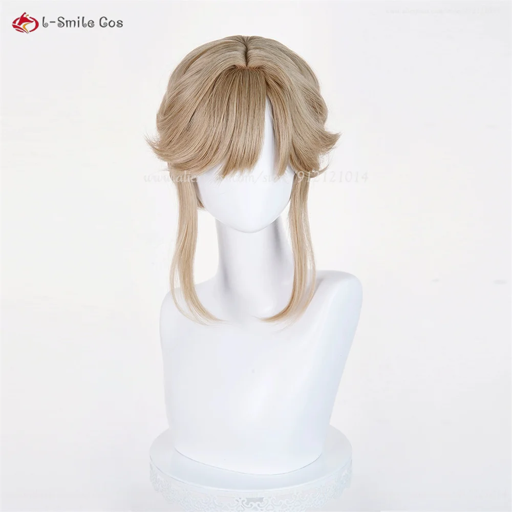 Nikke Aide Cosplay Perücke Braun Synthetik Hitzebeständig für Bunny Girl Anime Halloween 4