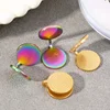 for Swelling Pressure Earrings Non Piercing Earrings Stainless Steel Keloid Pressure Earrings Black Color Jewelry Accessories 5