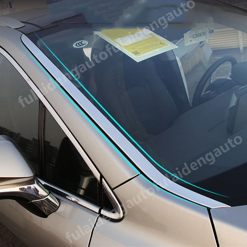 2pcs For Lexus RX350 RX450H 2016 2021 Stainless steel Front Windshield