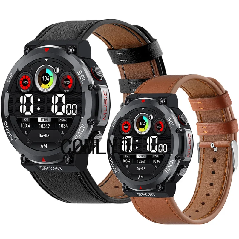 

Мягкий кожаный ремешок для смарт-часов LEMFO LF26 Max LF33