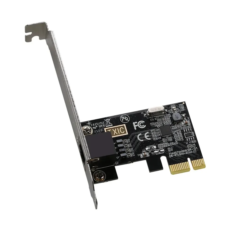 Carte Réseau PCIe Realtek RTL8211E 10/100/1000 Mbit/s - NEUF