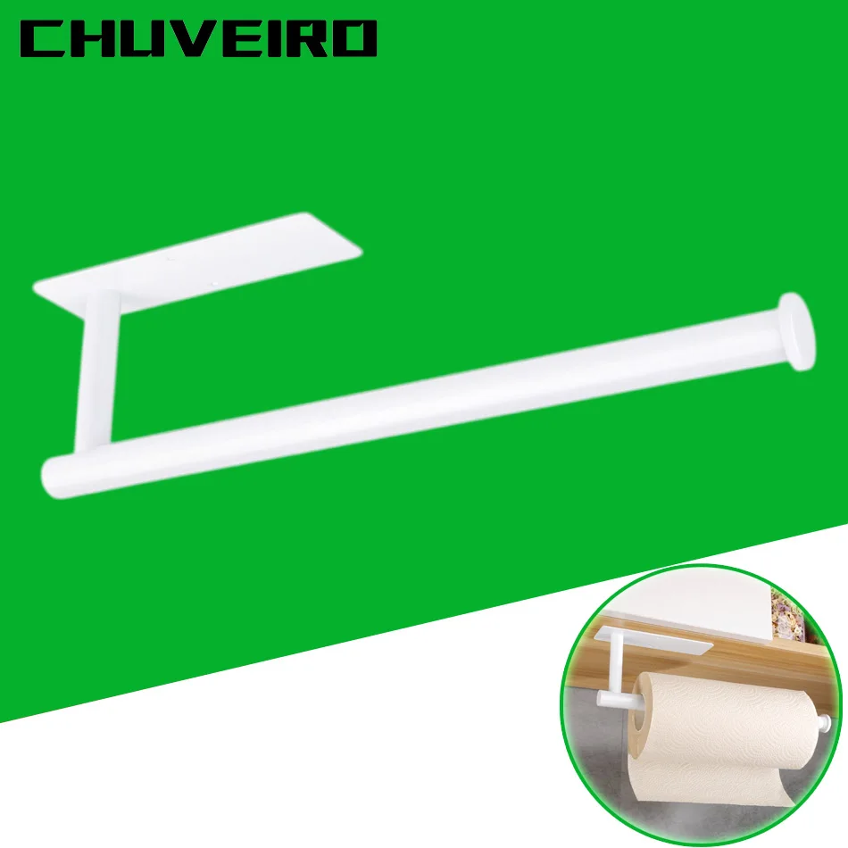 Paper Roll Holder Adhesive Stainless Steel Bathroom Toilet Kitchen Paper Towel Holder Tissue Hanging paper towel holder toilet paper holder toilet roll holder tissue holder