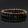 97106-be6fe2.jpg Ensemble de bracelets pour couple, charme en pierre naturelle œil de tigre et lave noire, bracelet extensible tendance, bracelet perlé de yoga, bijoux d'amitié, cadeau