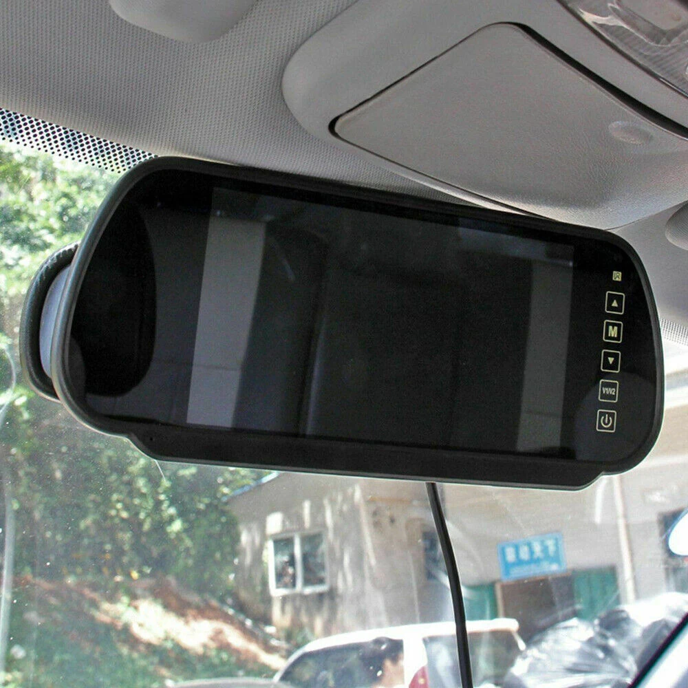 7 Inch LCD Color Screen Car Reverse Rear View Backup Camera HD Mirror Monitor car display monitor car rear view camera car display assembly