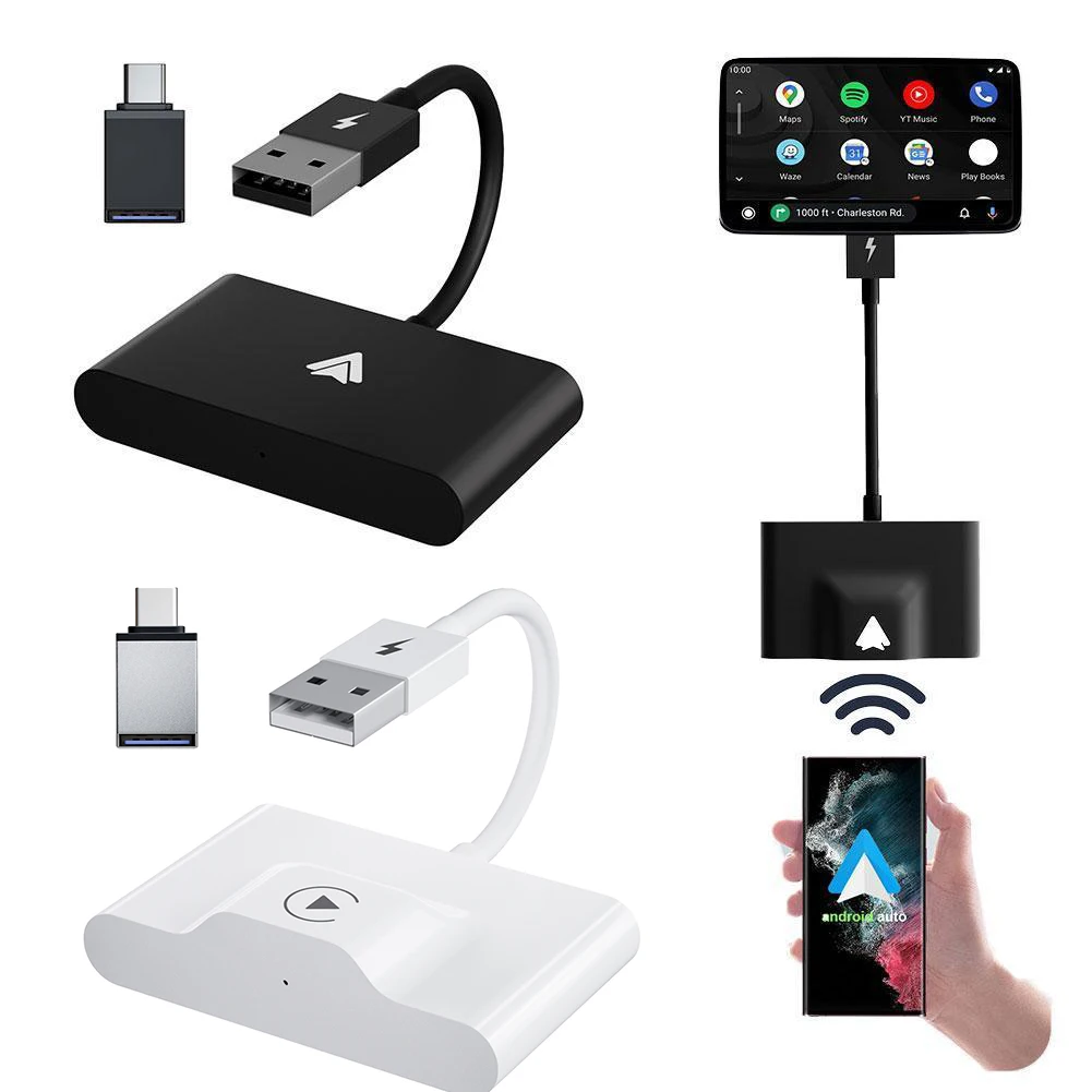 Wireless Carplay Adapter For Lphone Android Wired To Wireless Auto