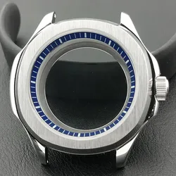 Elegant Men's Watch Case with Sapphire Glass, 39.5mm, 5-Bar Water Resistance, for 28.5mm Dial Accessories (10)