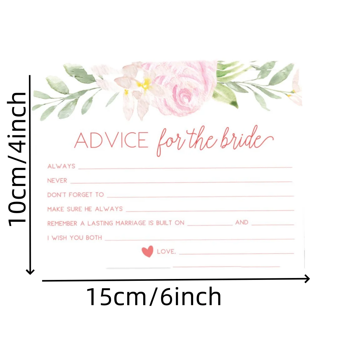 50pcs/set, Suggestions And Blessing Cards Wedding Dinner Event Table Cards Event Decoration Are Writable, Wedding Party Su