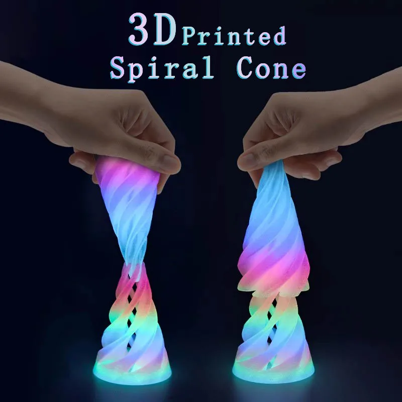 3D Printed Decoration Mini Spiral Cone