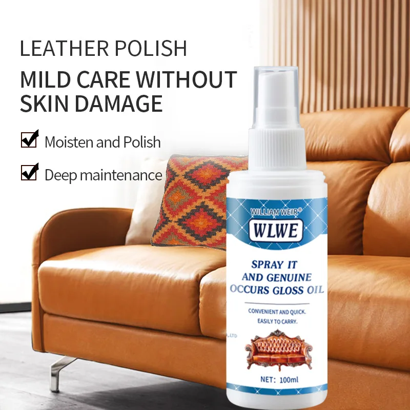 

Leather brightener leather leather sofa cleaner household leather refurbishment glazing anti-aging care maintenance solution