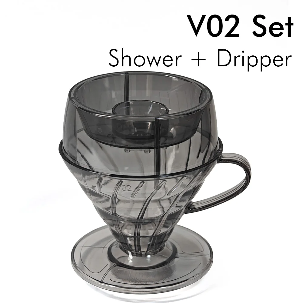 فلتر قهوة V02 يدوي بتصميم 60 درجة لاستخلاص مثالي و...
