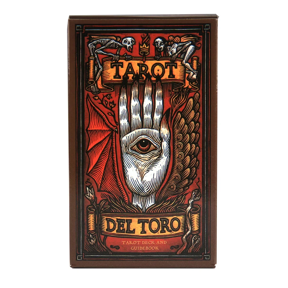 Tarot del A Tarot Deck and Guidebook Inspired by the World of Guillermo del Toro Novelty Book Beginners Card Game Deck Toy 3