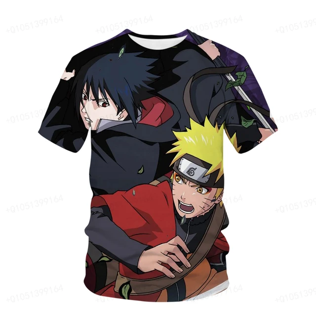 Naruto desenhos animados 3D imprimir t-shirt, camisa de manga curta Kakashi  para meninos e meninas, camisa infantil - AliExpress