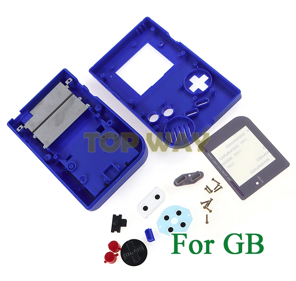 

5sets Game Console Shell Case For Gameboy Light Classic Game Console Shell Case for GB DMG-01 GBO Housing Shell With Buttons
