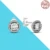 925 Silver Charm Double Hoop Earrings Fit Original Brand Charms Diy Fine Jewelry Women Gift For Fine Earring Making 24