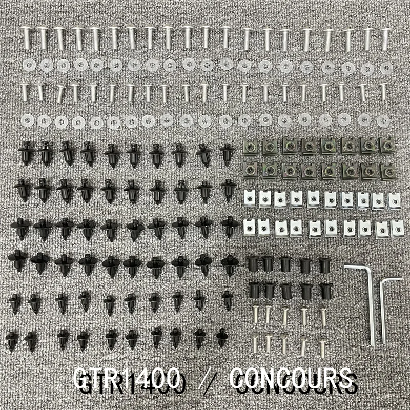 Motorcycle Accessories Motorcycle Fairing Fairing Bodywork Kit Bolts Screws For Fit For Kawasaki GTR1400 / CONCOURS 2007-