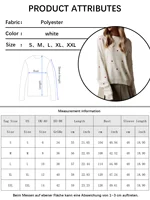 Pull en tricot pour femme, couleur crème, avec broderie de cœur rouge, col rond, manches longues, décontracté, confortable et tendance 6