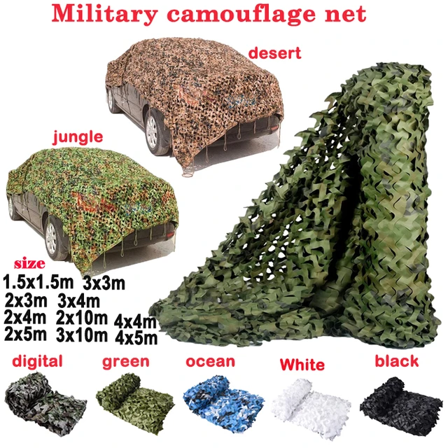 Camuflaje Net Jungle Shelter  Red de camuflaje militar verde