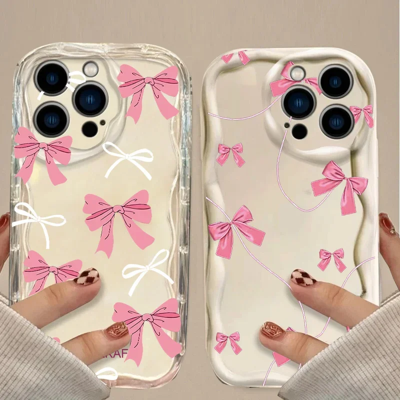 Y2K Pink Bowkont Shockproof Phone Case