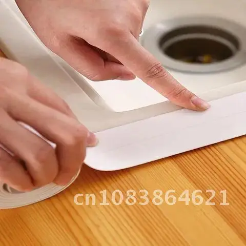 

2021, уплотнительная лента для кухни, ванной, душа, раковины, ванны, белая ПВХ самоклеящаяся Водонепроницаемая Настенная Наклейка для ванной комнаты
